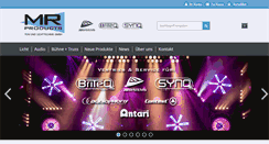 Desktop Screenshot of mrproducts.de